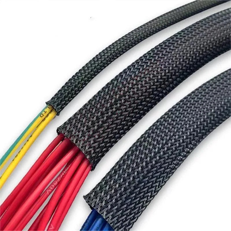 Braided Cable Sleeve Wrap for Automotive Wiring (150% Expandable)