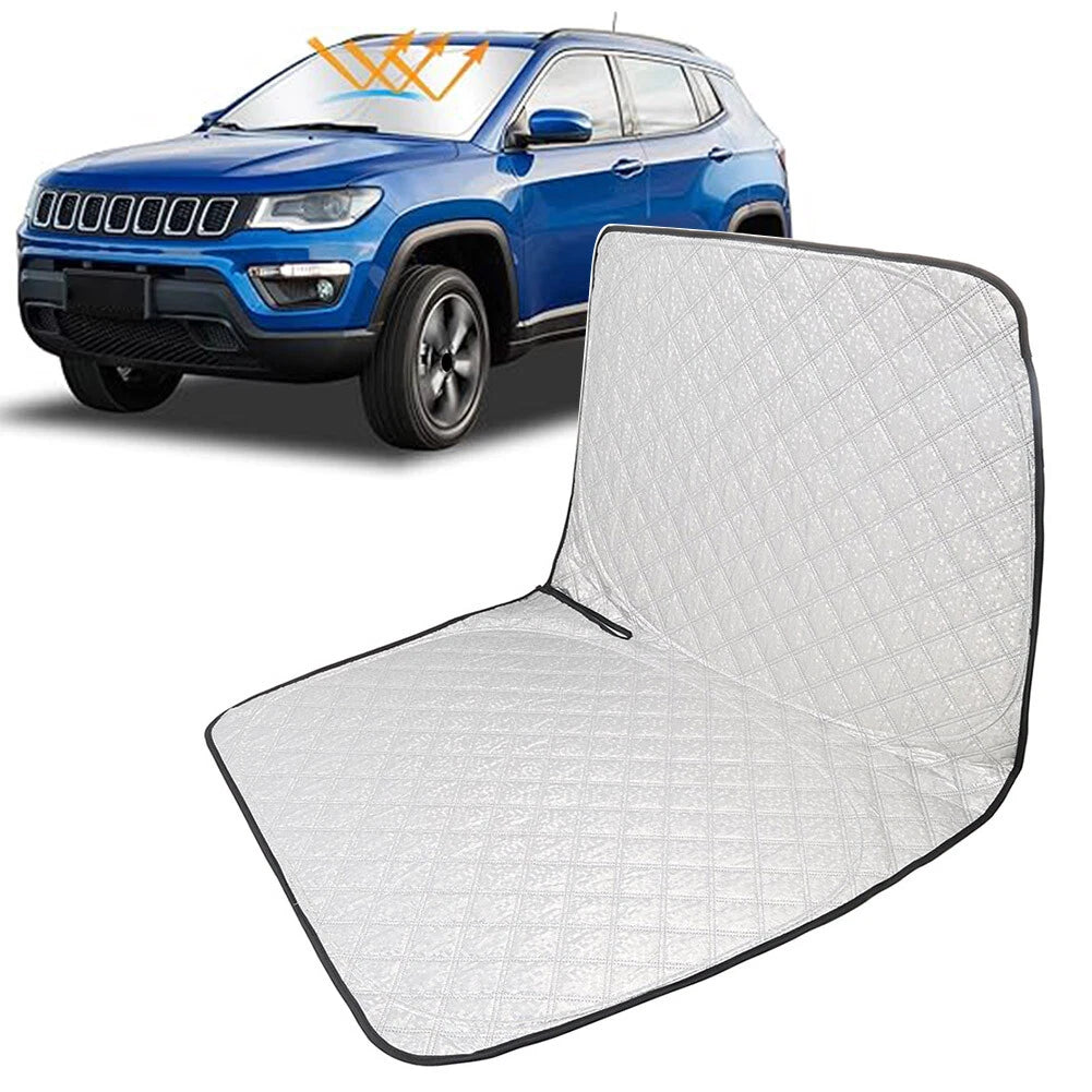 Foldable Windshield Sun Shade for Jeep Compass (2017–2024)