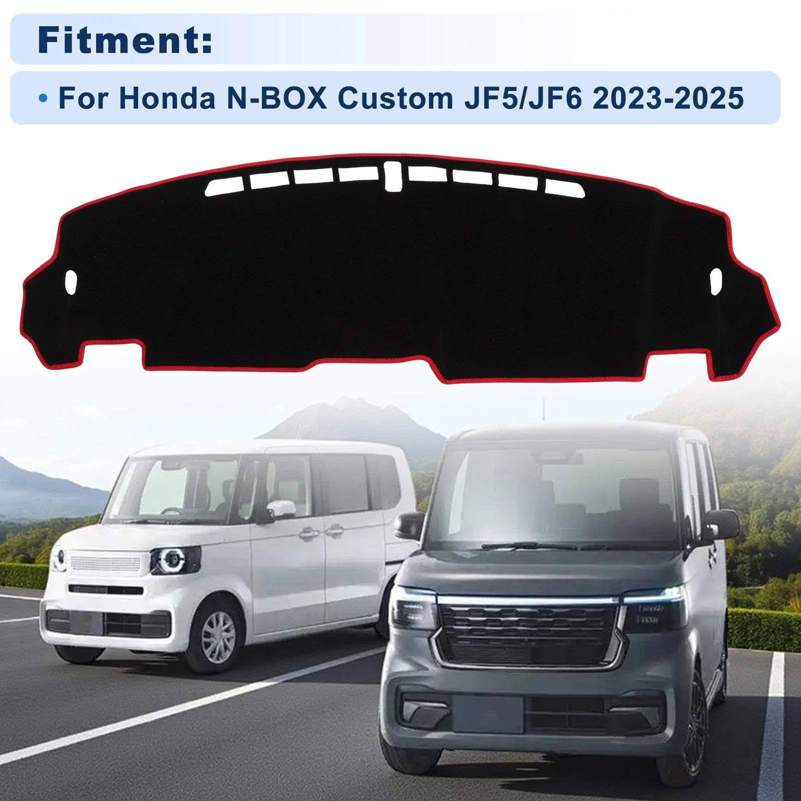 Dash Cover for Honda N-BOX Custom JF5/JF6 (2023–2025) Polyester