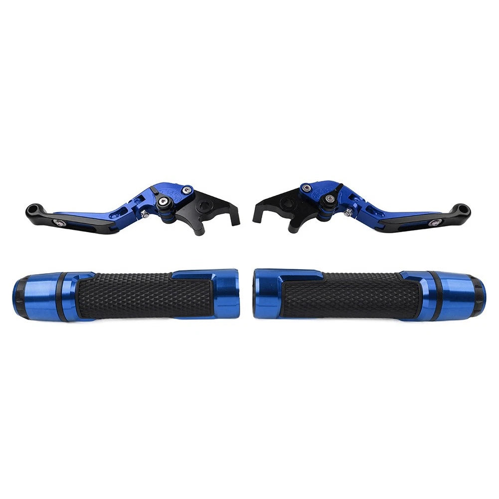 Folding Extendable Brake Clutch Lever for Honda CRF1000L (2017–2021) Blue