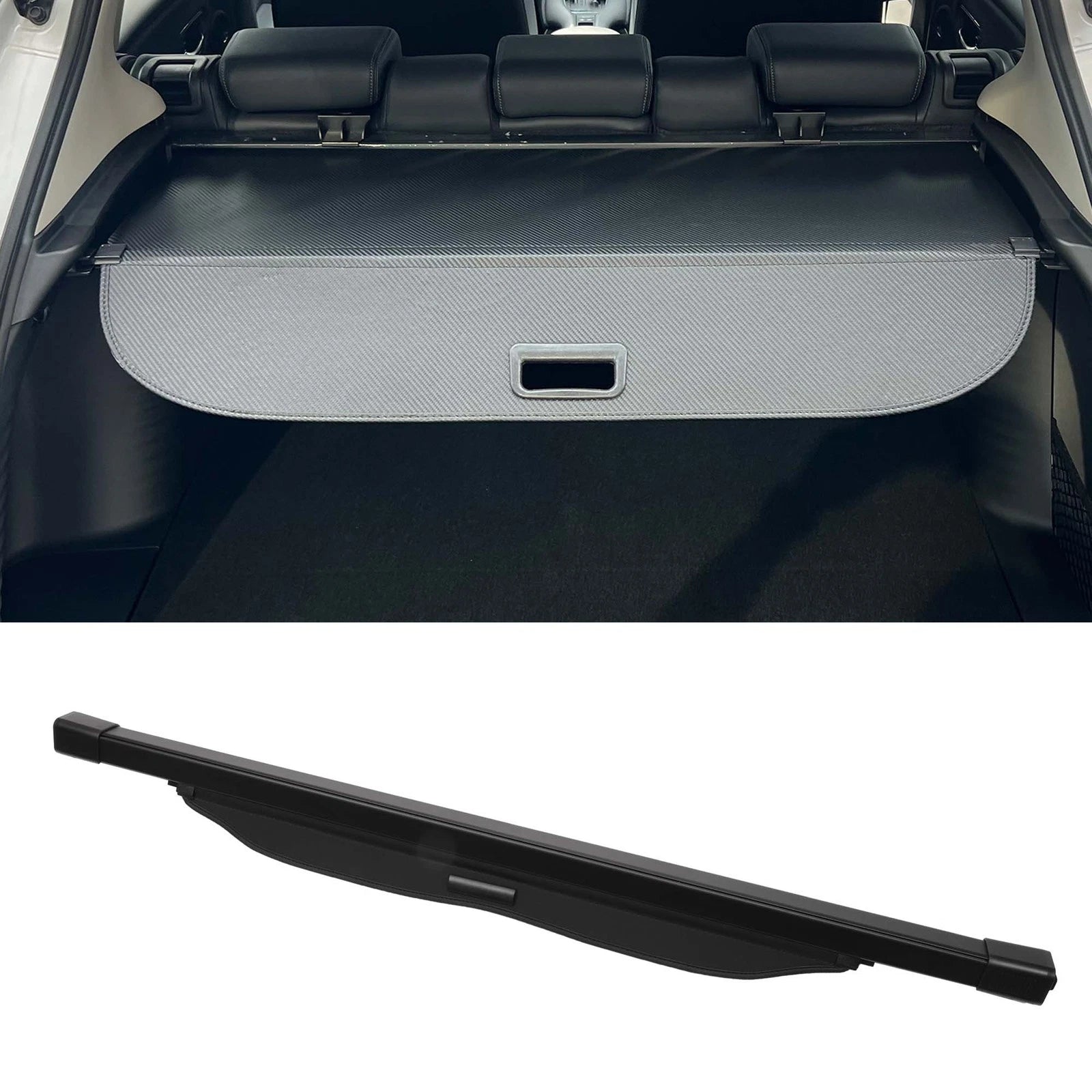 Retractable Cargo Cover for Dodge Caliber (2007–2012) Gloss Black