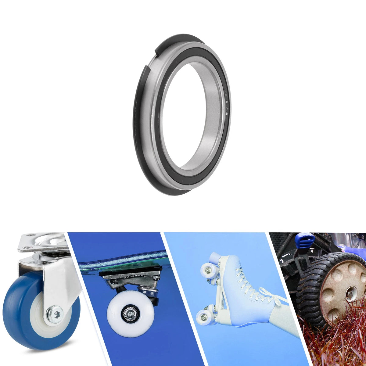 Deep Groove Ball Bearings 65x90x13mm for Scooter Skateboard (6913NR2RS)