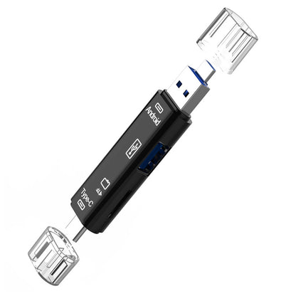 5-in-1 OTG Card Reader for Type-C Devices (Compatible with )