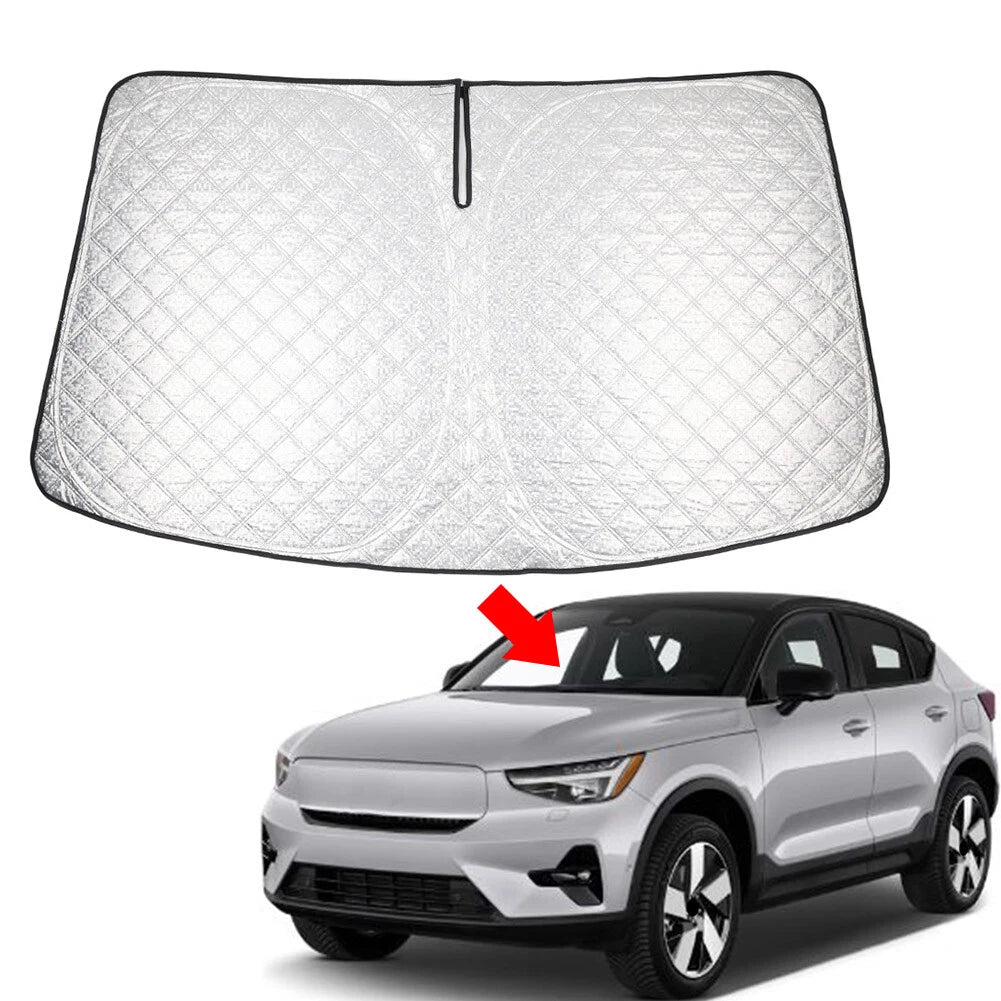 Foldable Windshield Sun Shade for Volvo C40 (2022–2024)