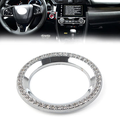 Diamond Ignition Button Cover Trim for Honda Civic (2016–2021)