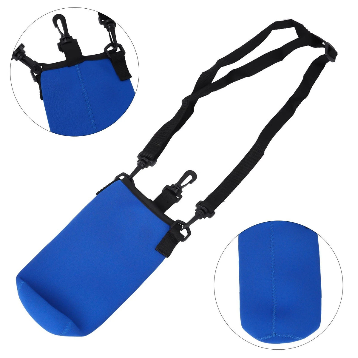 Insulated Water Bottle Carrier Pouch for Outdoor Use