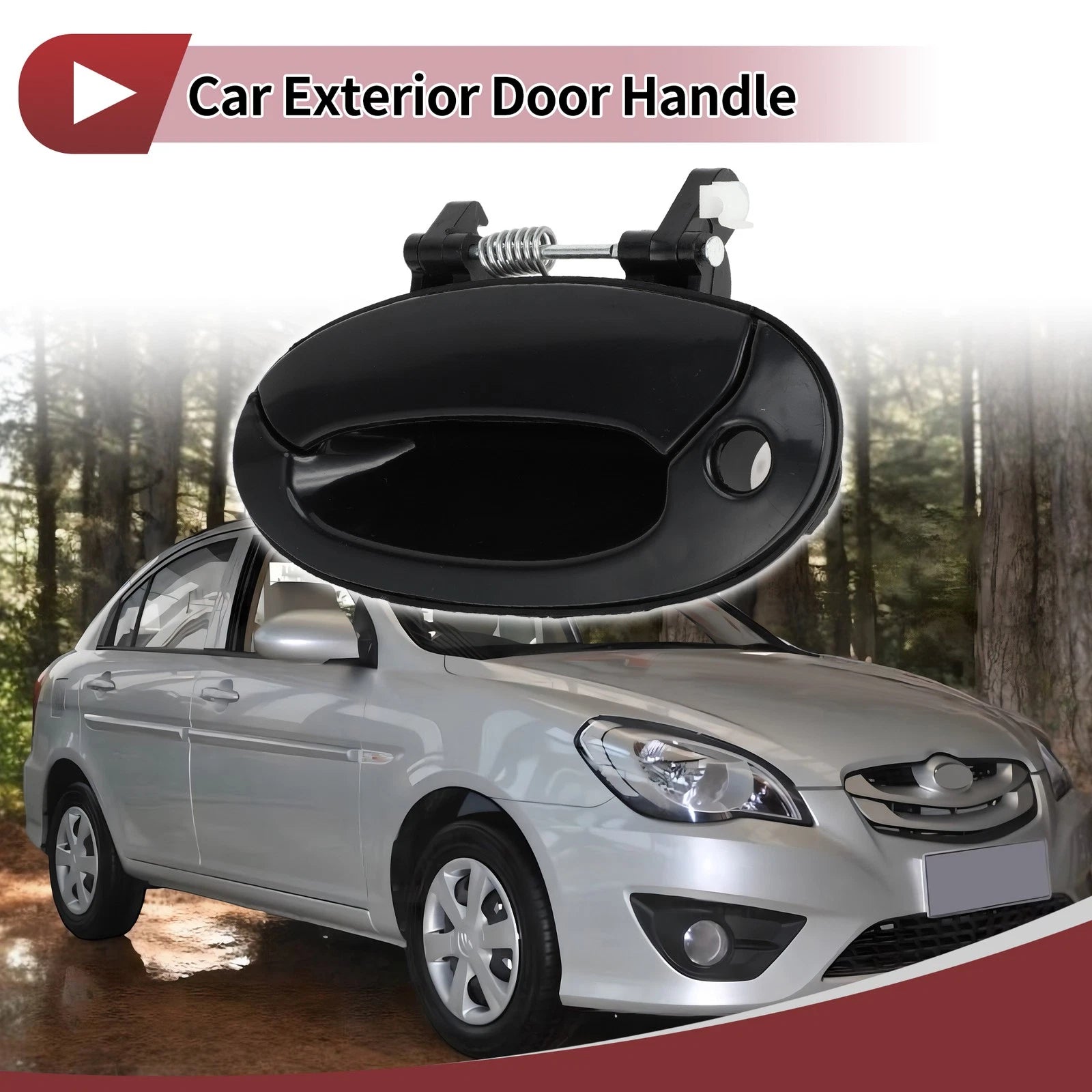 Car Exterior Door Handle for Hyundai Elantra Front Left Replacement (2011–2016)