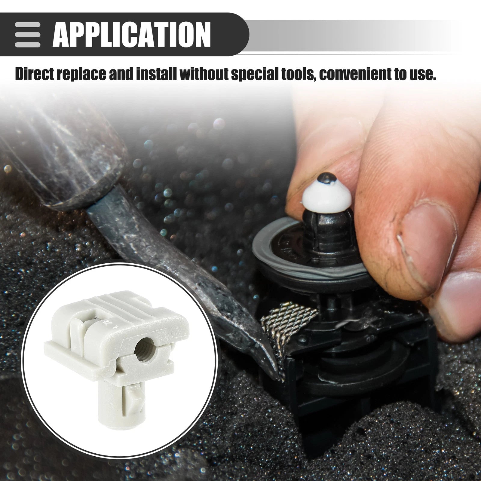 Tailgate Door Lock Rod Latch Clips Retainer Kit for Chevrolet (2000–2019)