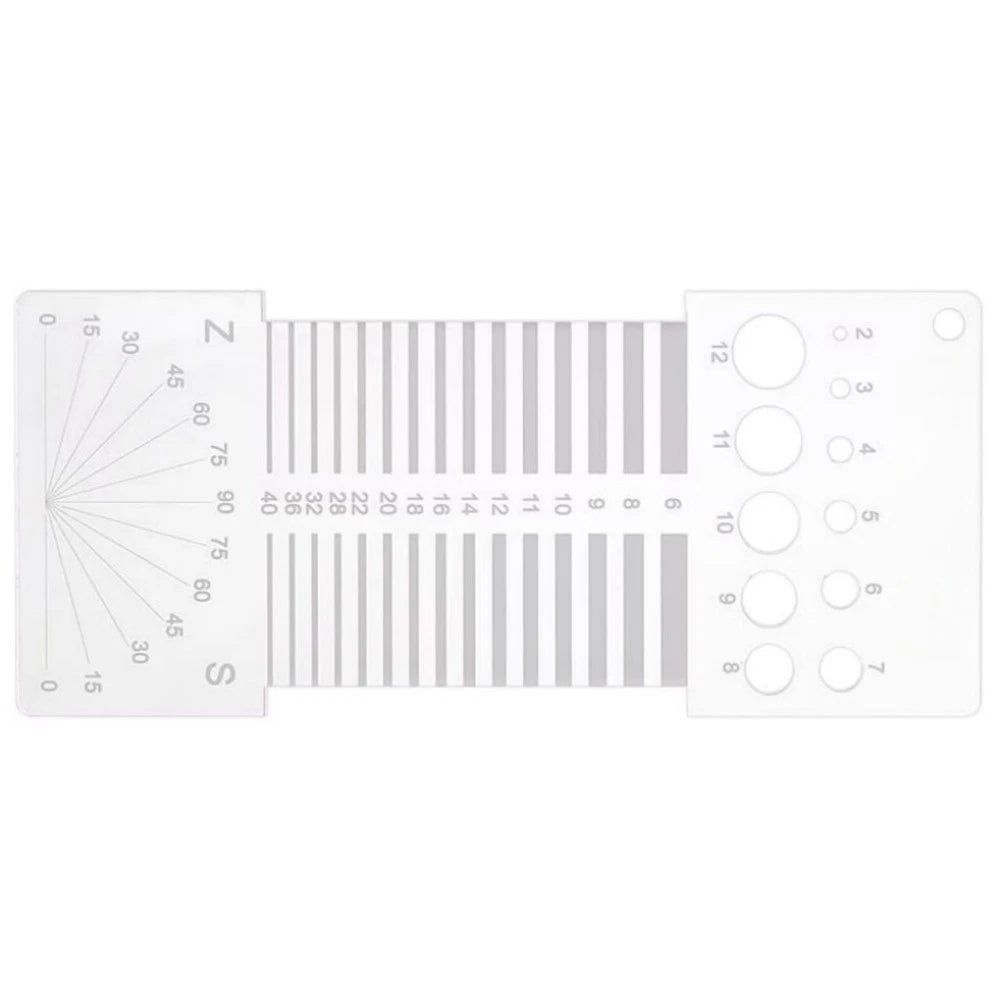 160x70x3mm Clear Acrylic Ruler for Sewing Pattern Layout and Fabric Marking