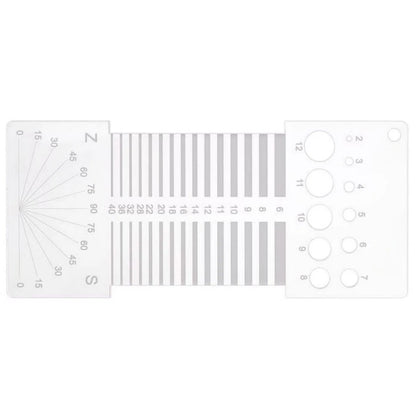 160x70x3mm Clear Acrylic Ruler for Sewing Pattern Layout and Fabric Marking