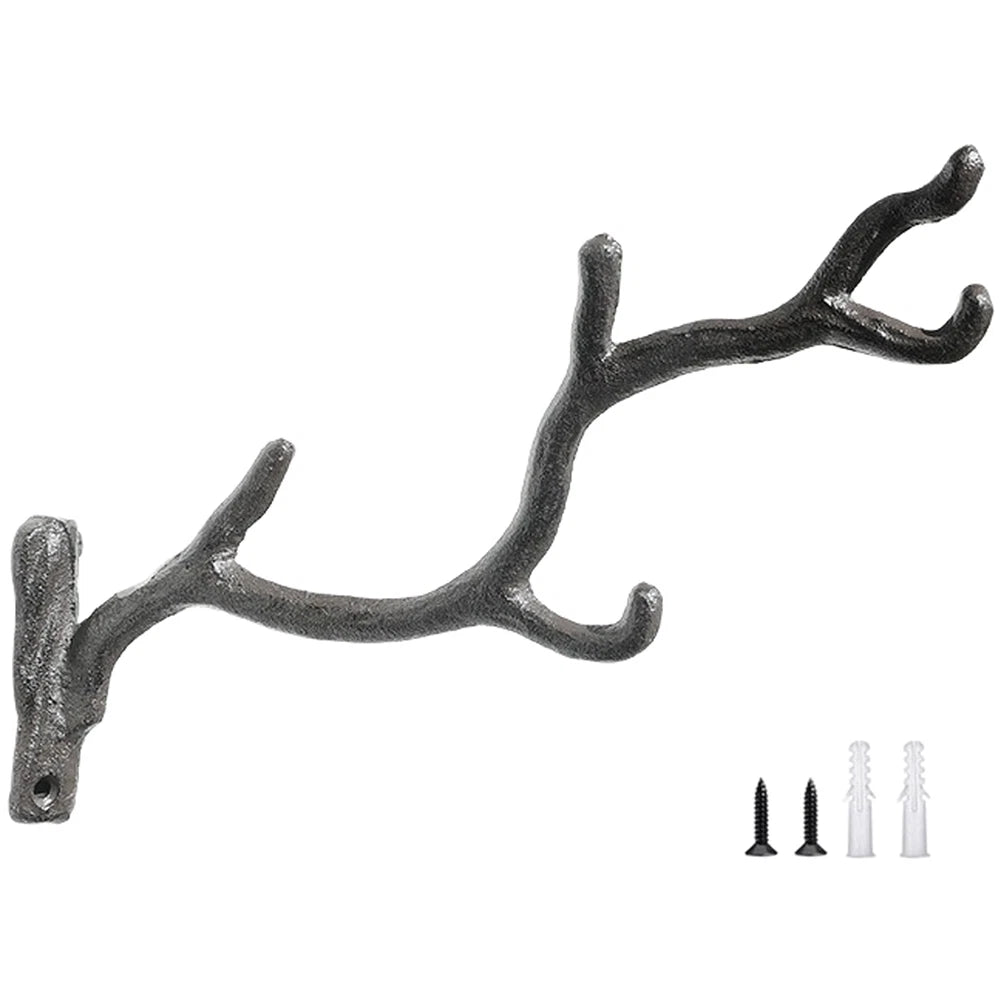 Decorative Cast Iron Wall Hook for Indoor Use