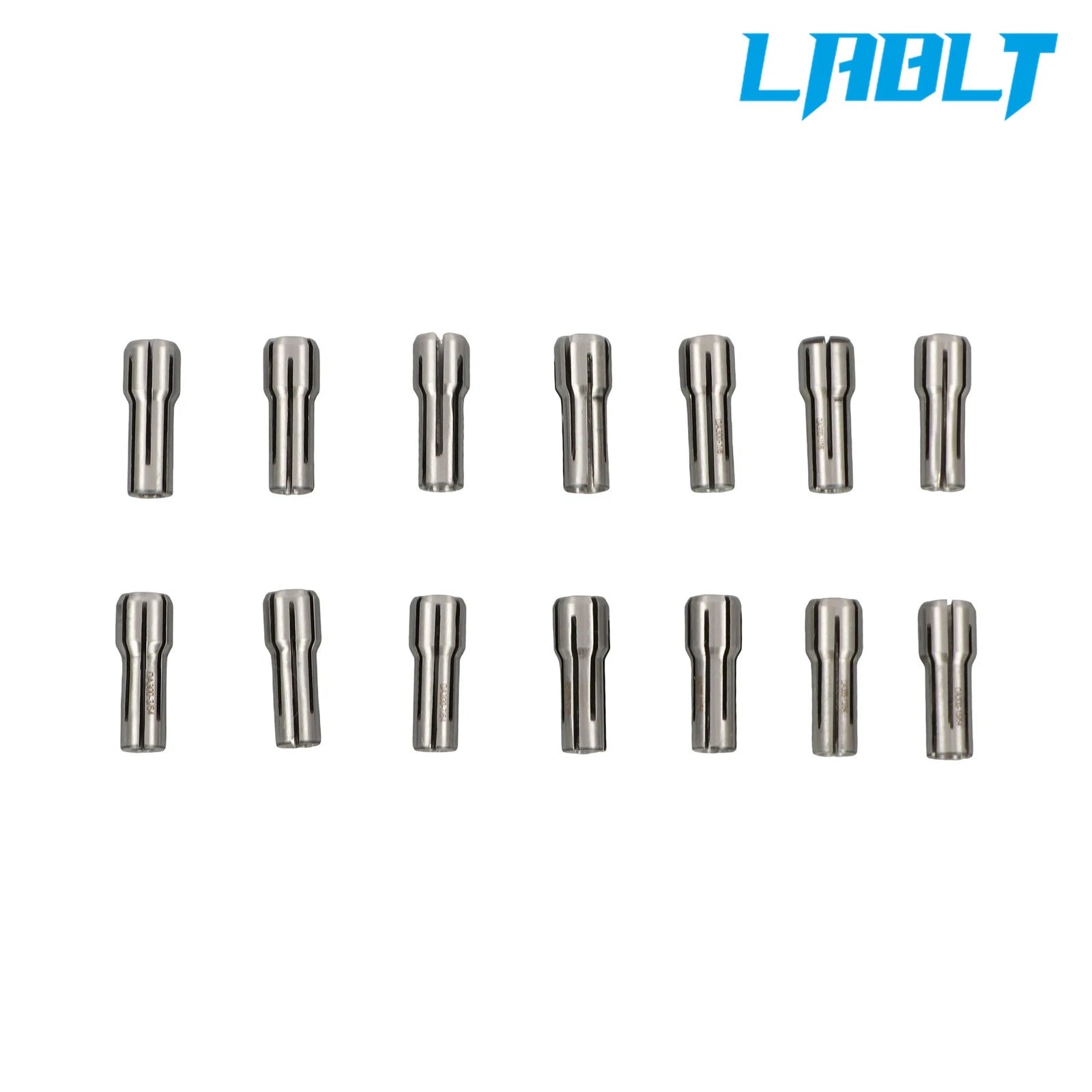 Set of 14 DA300 Precision Collets for (1/64" Collapse Range)