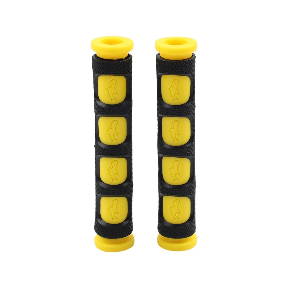 1 Pair Yellow Rubber Handle Brake Grip Sleeve for Universal Motorcycle