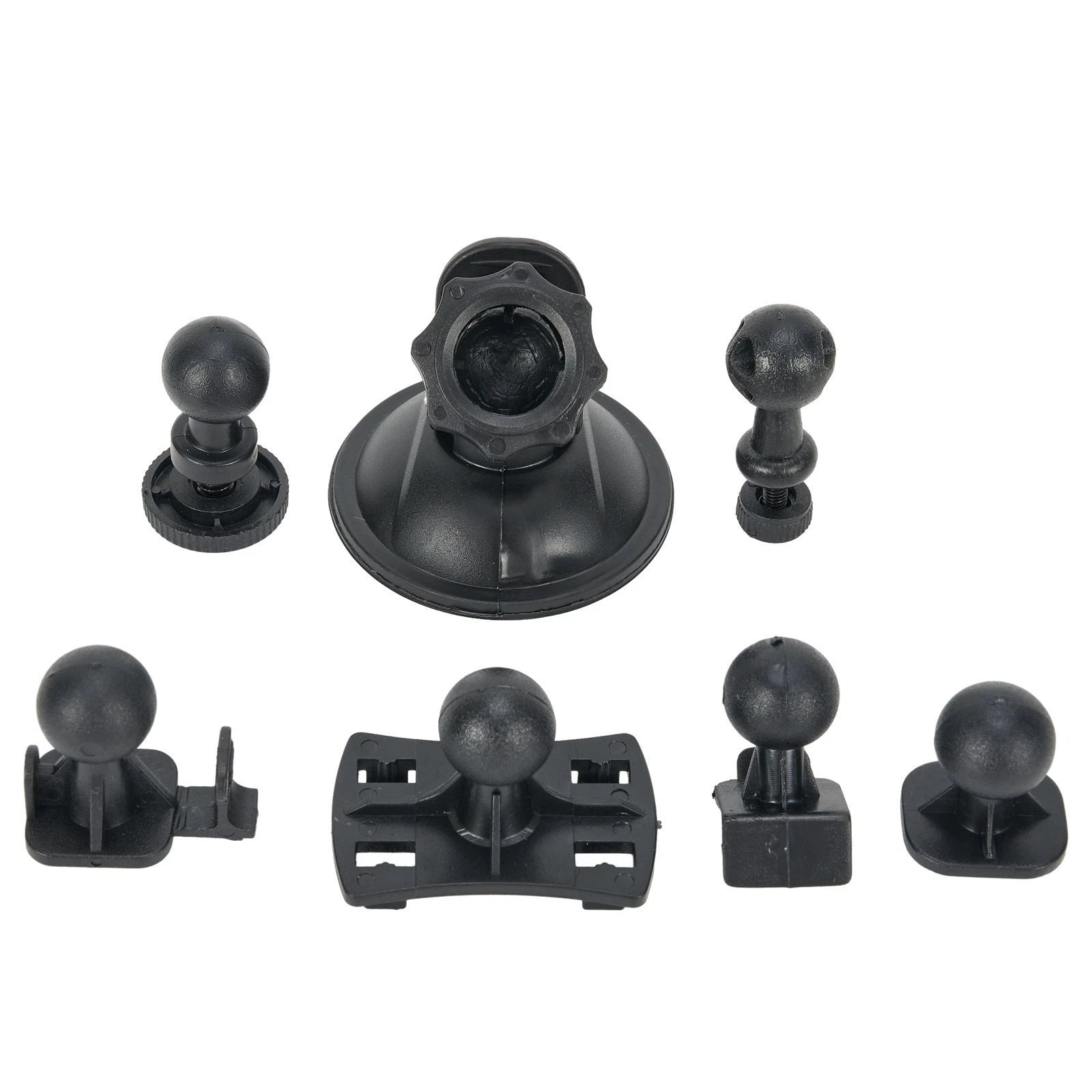 Driving Recorder Bracket Cam Mount Holder with 6 Adapters for