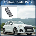 Footrest Pedal Cover Automatic Manual for Audi Q3 (2011–2019) Silver Tone