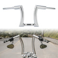 Chrome 14" Rise 2" Ape Hanger Handlebar for Harley Softail (1990–2023)