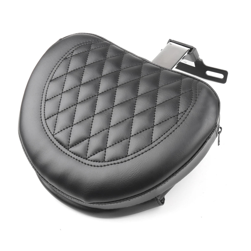 Driver Backrest Pad for Harley Fatboy FLSTF Heritage Softail (2007–2017) Chrome