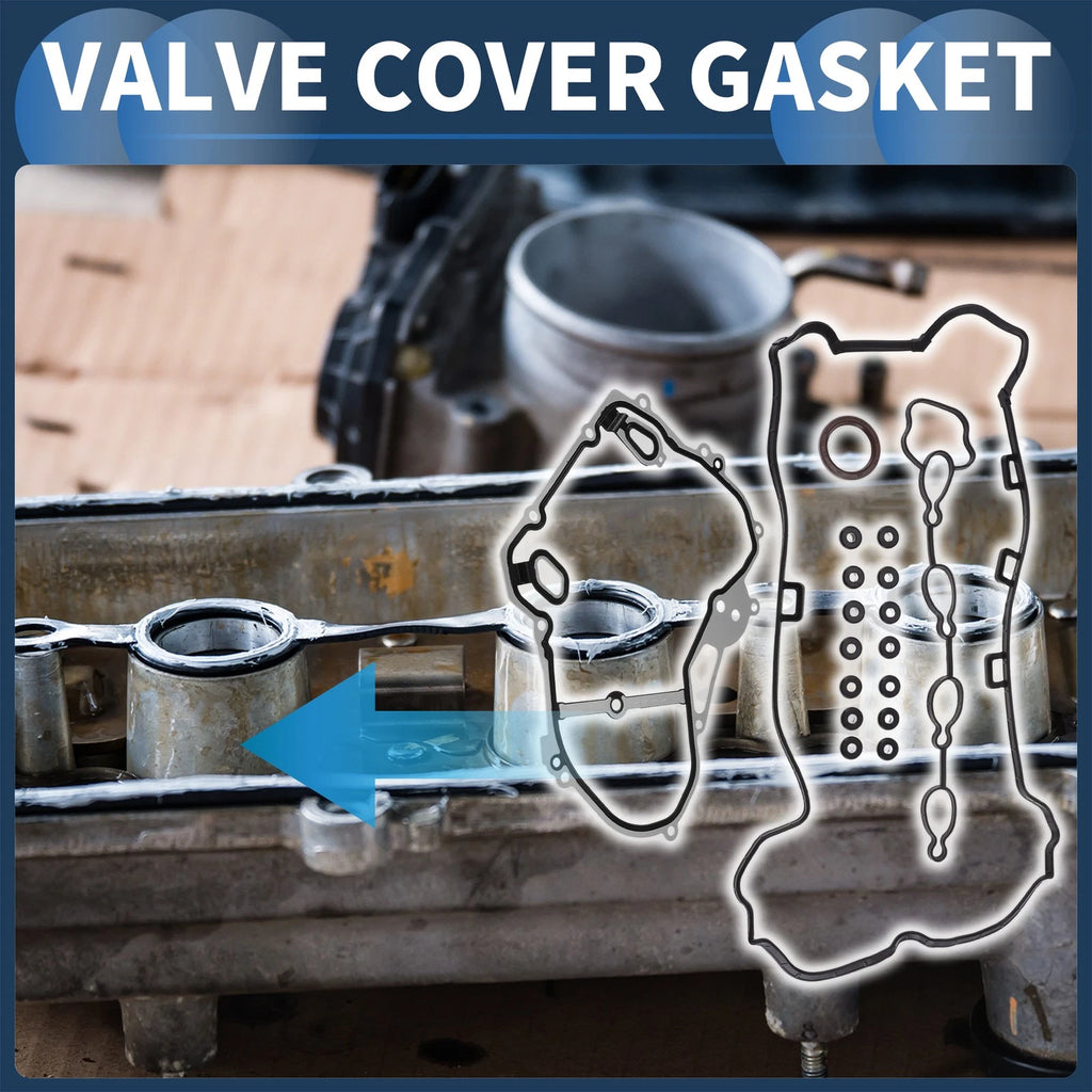 Valve Cover Gasket Set Replacement for Chevrolet Equinox (2010–2015 2.4L)