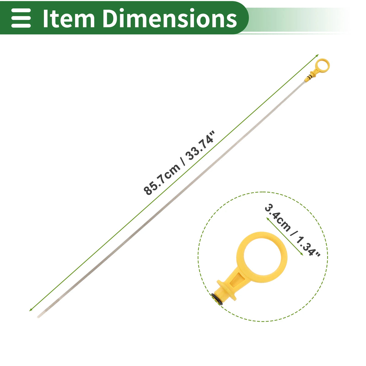 Engine Oil Dipstick for GMC Yukon V8 294 4.8L (2001–2008)