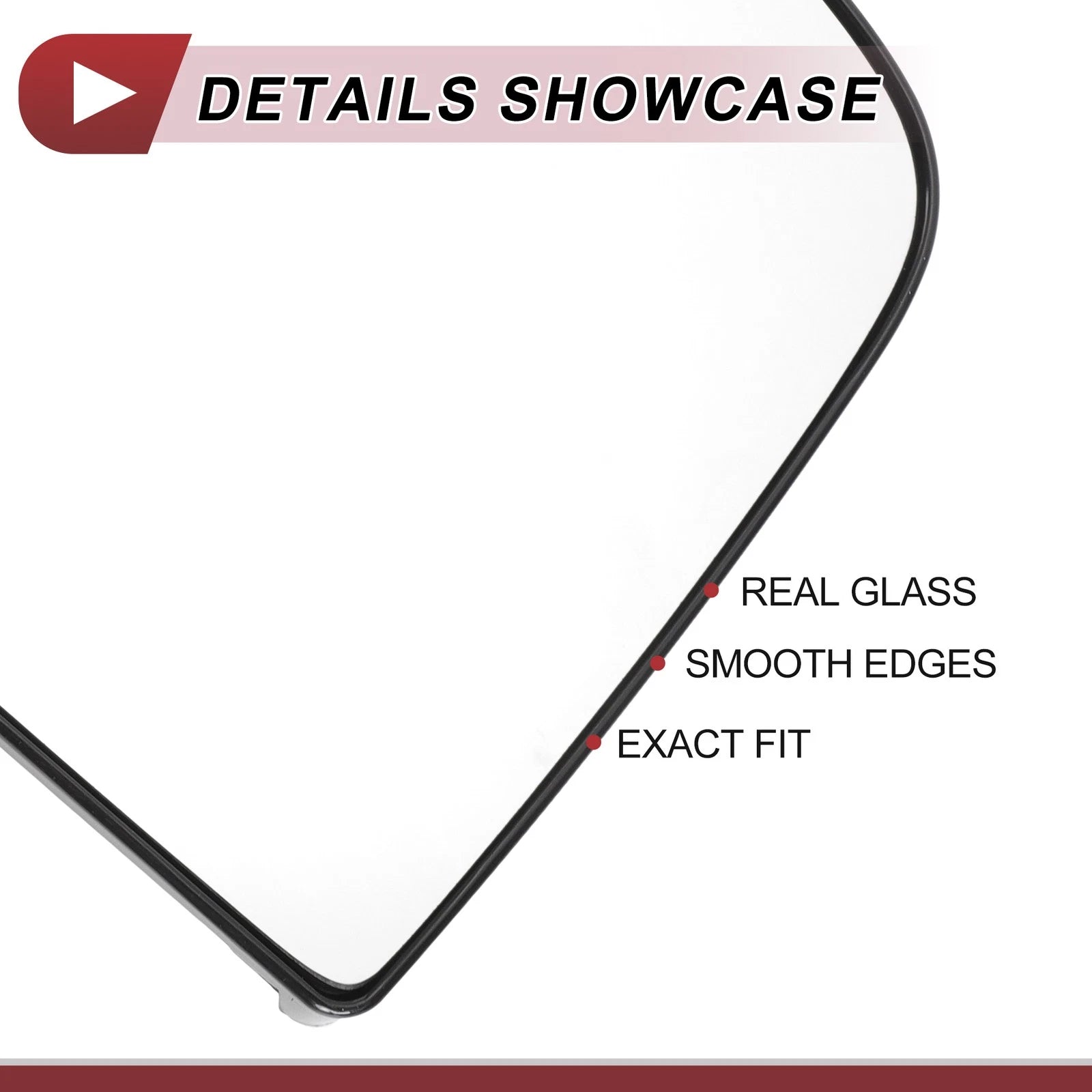 Heated Driver Side Upper Mirror Glass Replacement for Chevrolet (2014–2019)