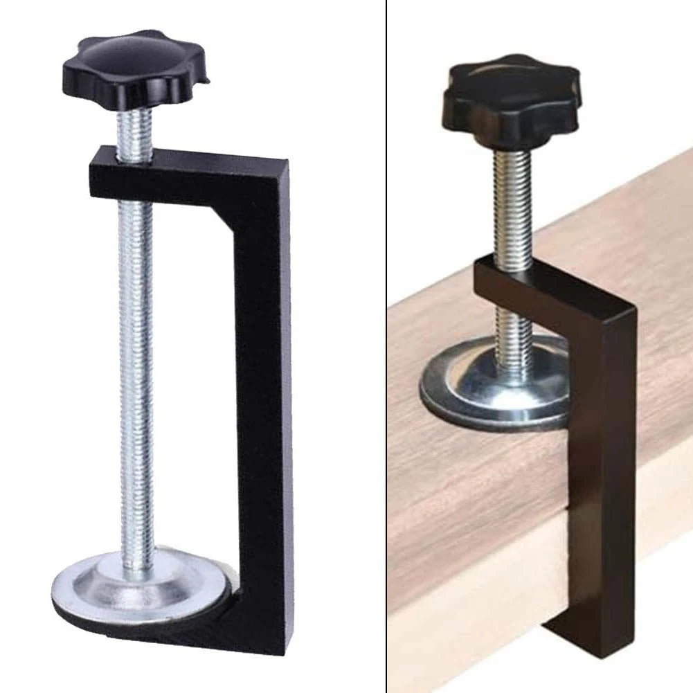 Adjustable C-Clamp for Drilling Tasks - Reversible Mechanism