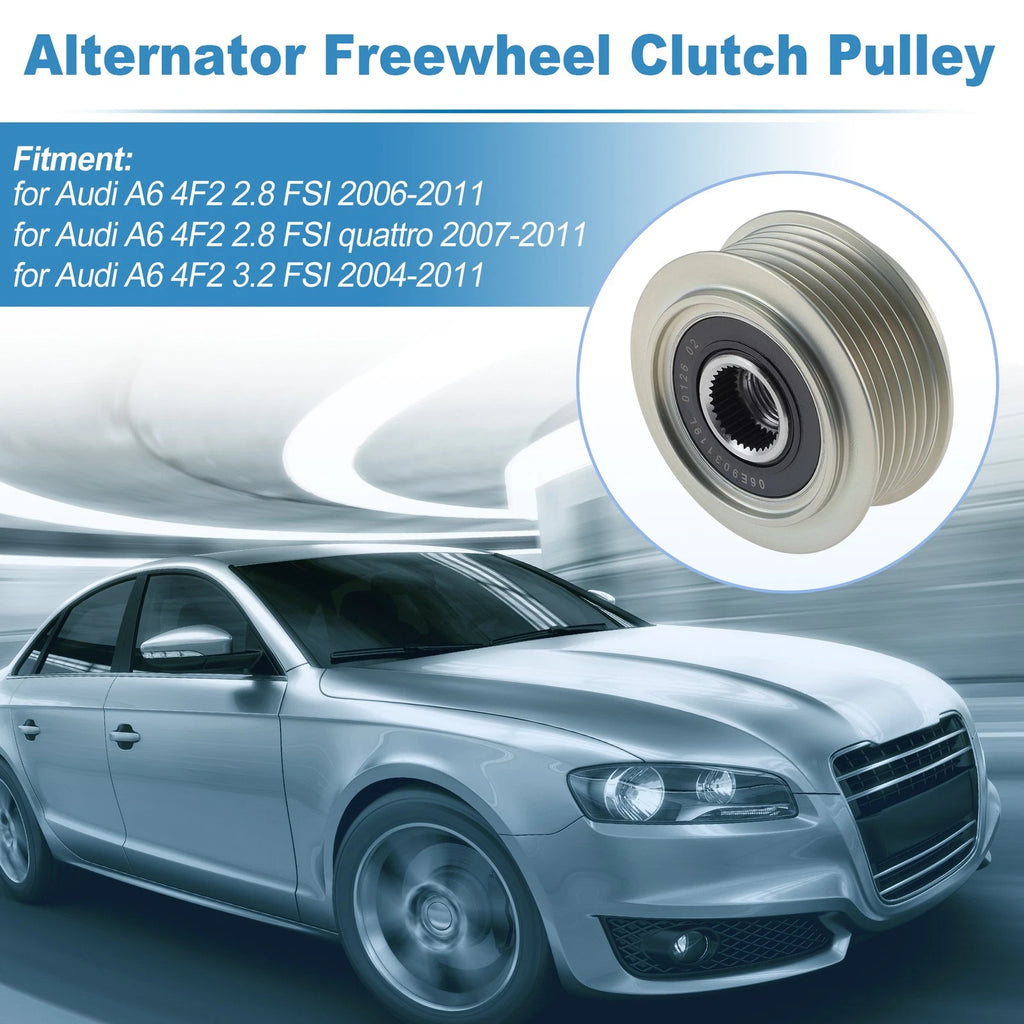 Alternator Freewheel Clutch Pulley Replacement for Audi A6 4F2 (2006–2011)