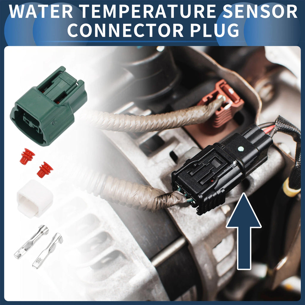 2 Pin Water Temperature Sensor Connector Plug for Nissan