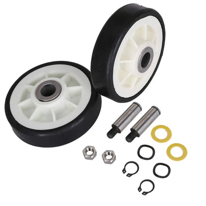 2Pcs Dryer Roller Wheel Drum Support Kit for Maytag (303373K)