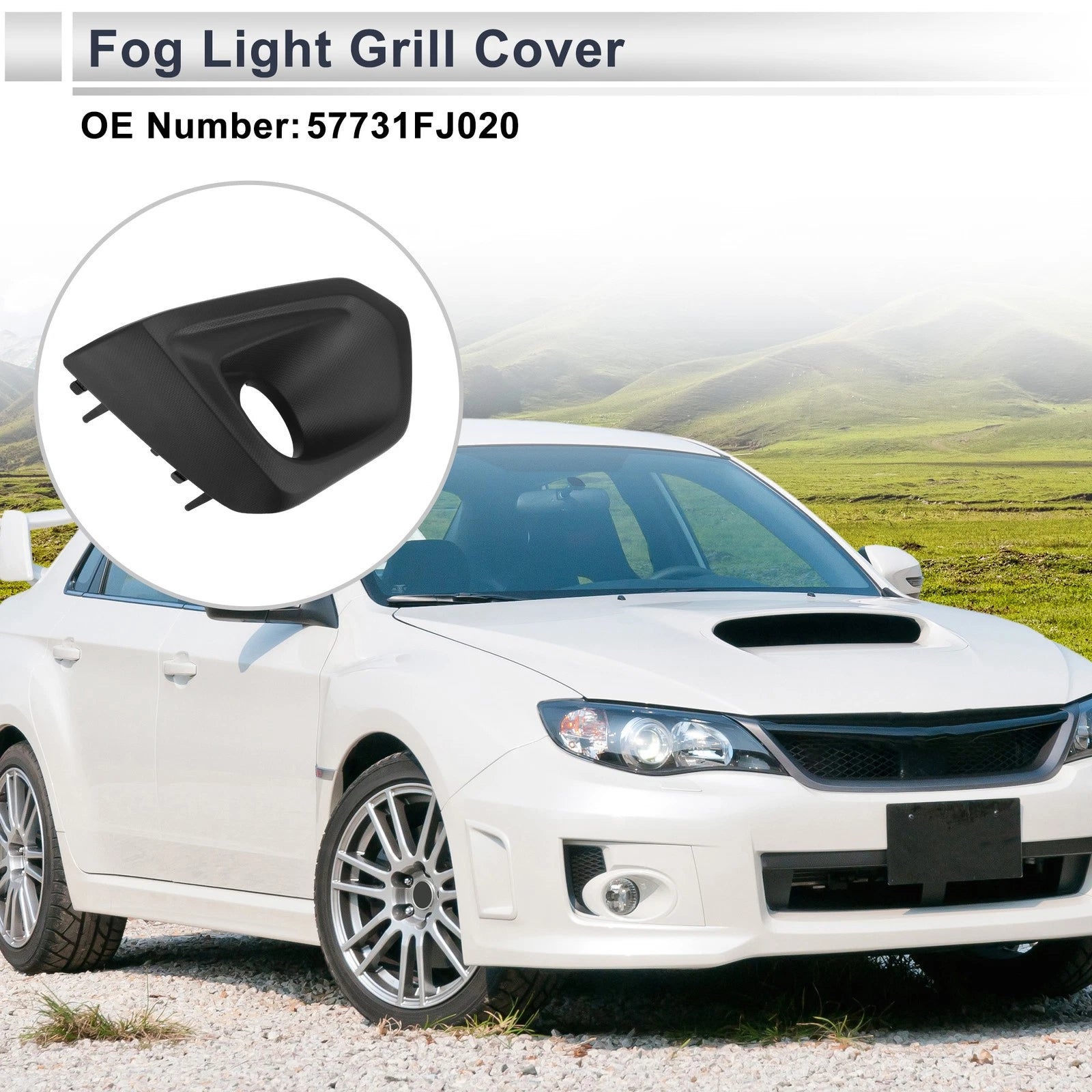 1 Pc Front Right Fog Light Grill for Subaru Impreza (2012–2014)