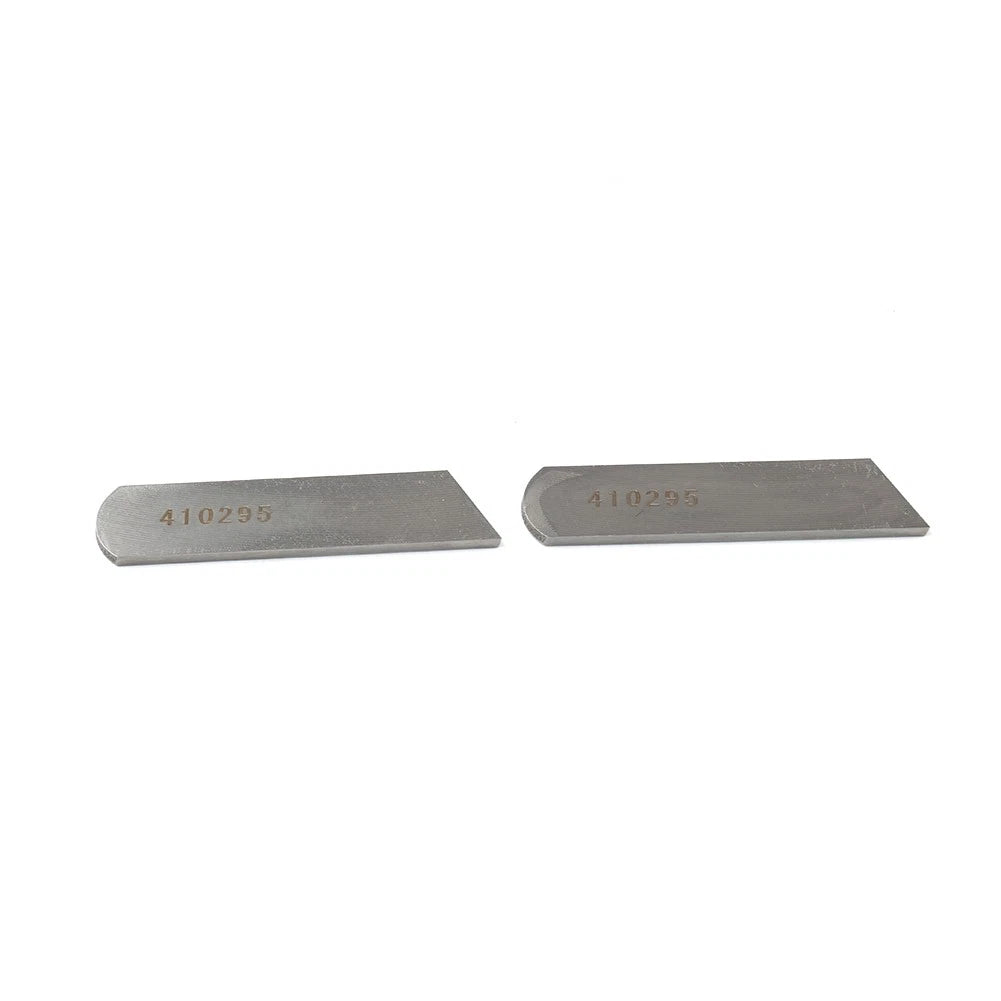410295 2PCS Lower Knife For Bernette Serger Overlock Juki MO-613 MO-634 644 655