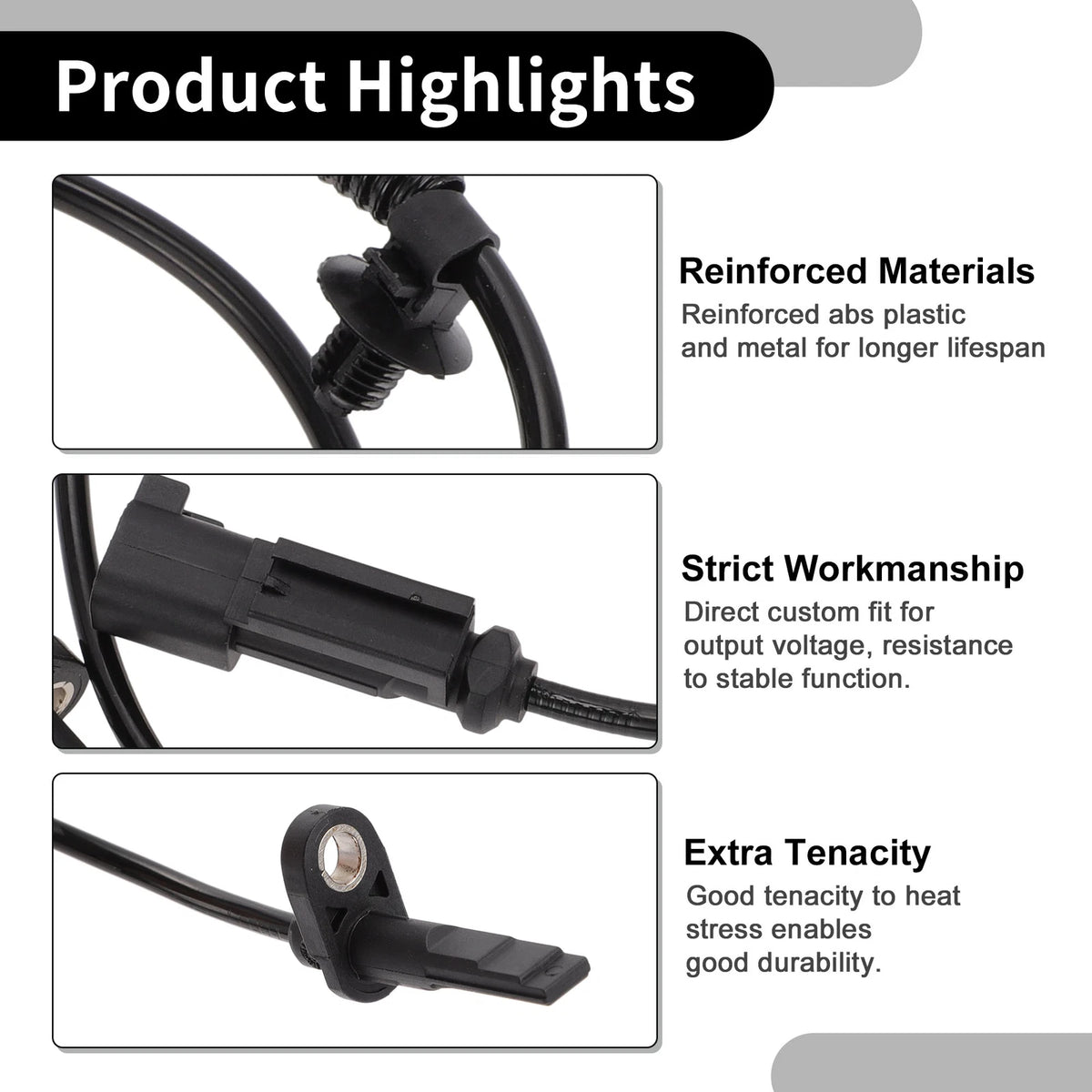 ABS Sensor No.AE9Z2C190A for Ford Explorer (2011–2018) Rear Left/Right