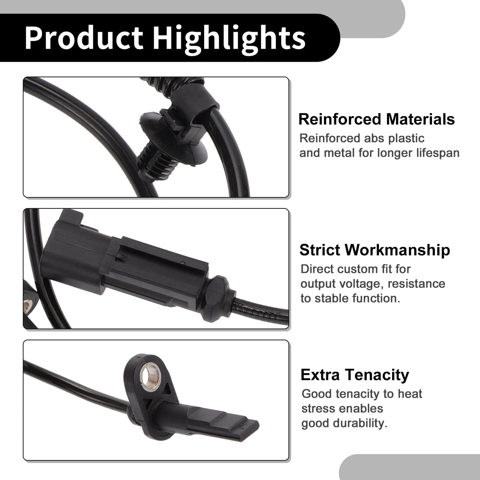 ABS Sensor No.AE9Z2C190A for Ford Explorer (2011–2018) Rear Left/Right