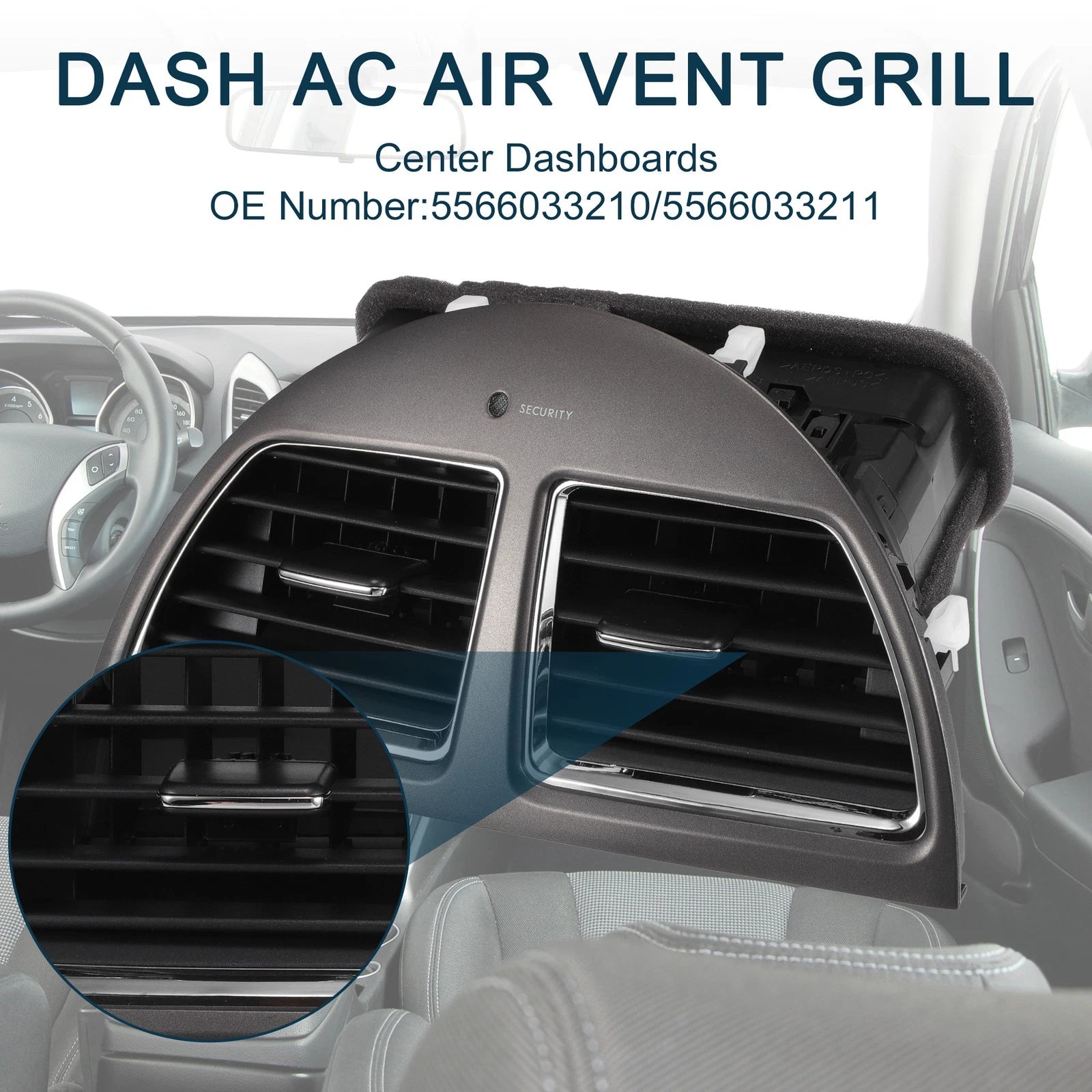 Center Dash A/C Outlet Front Vent Replacement for Lexus ES350 (2007–2009)