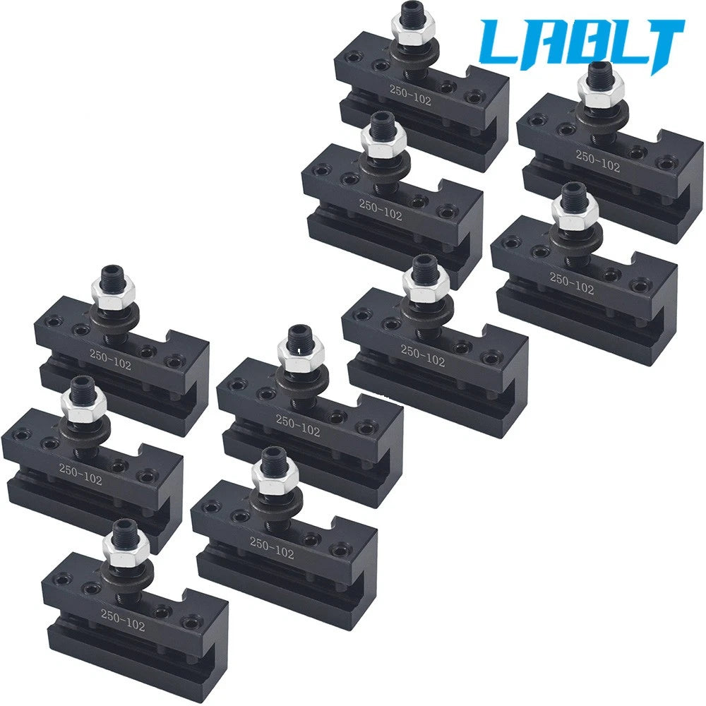 10Pcs Quick Change Tool Post Boring Turning Holder for AXA 250-102 (6-12")