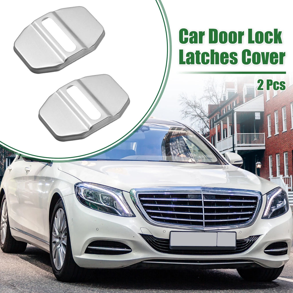 2pcs Door Latch Lock Covers Replacement for Mercedes-Benz GLC AMG (2016–2024)