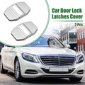 2pcs Door Latch Lock Covers Replacement for Mercedes-Benz GLC AMG (2016–2024)