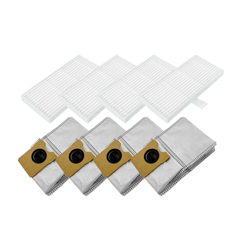 Set of 8 Replacement Dust Bags and Filters for Eufy C10 (N/A)