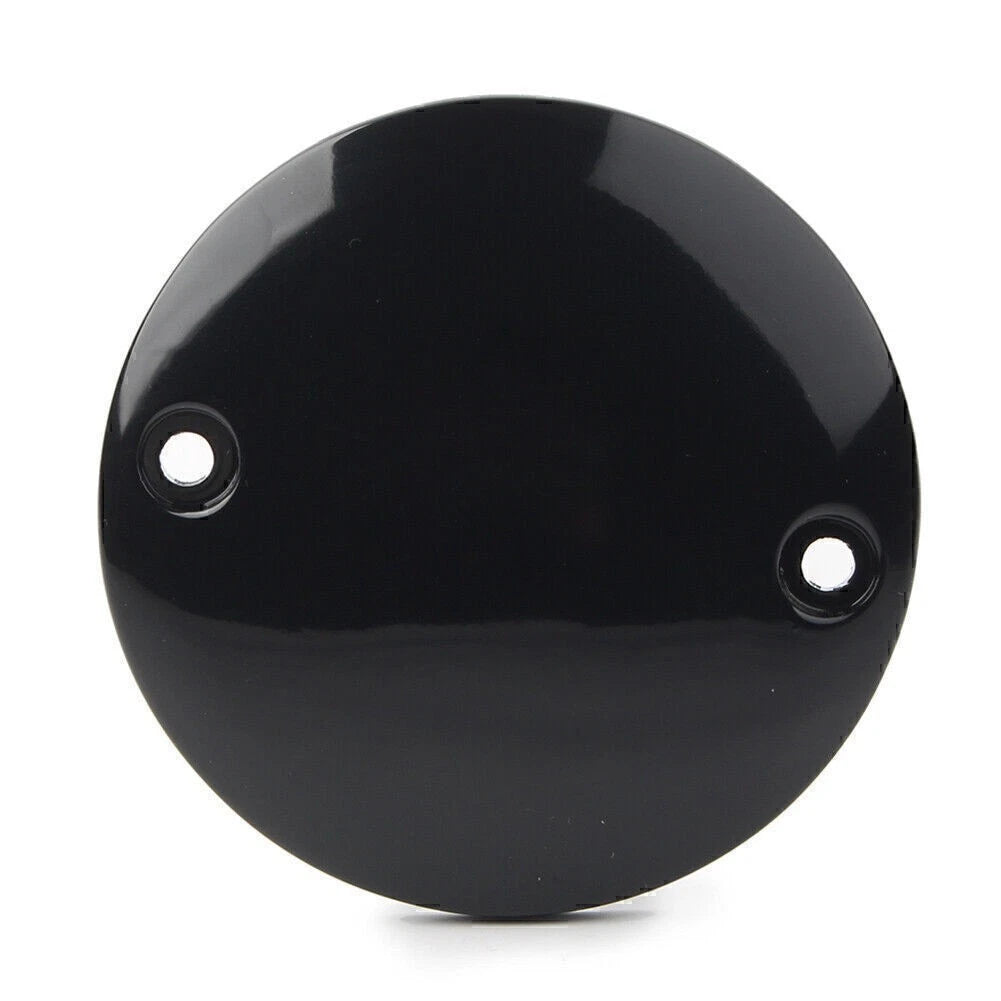 Flat Timer Ignition Points Cover for Harley Sportster XL 883 1200 (1972–2017) Black