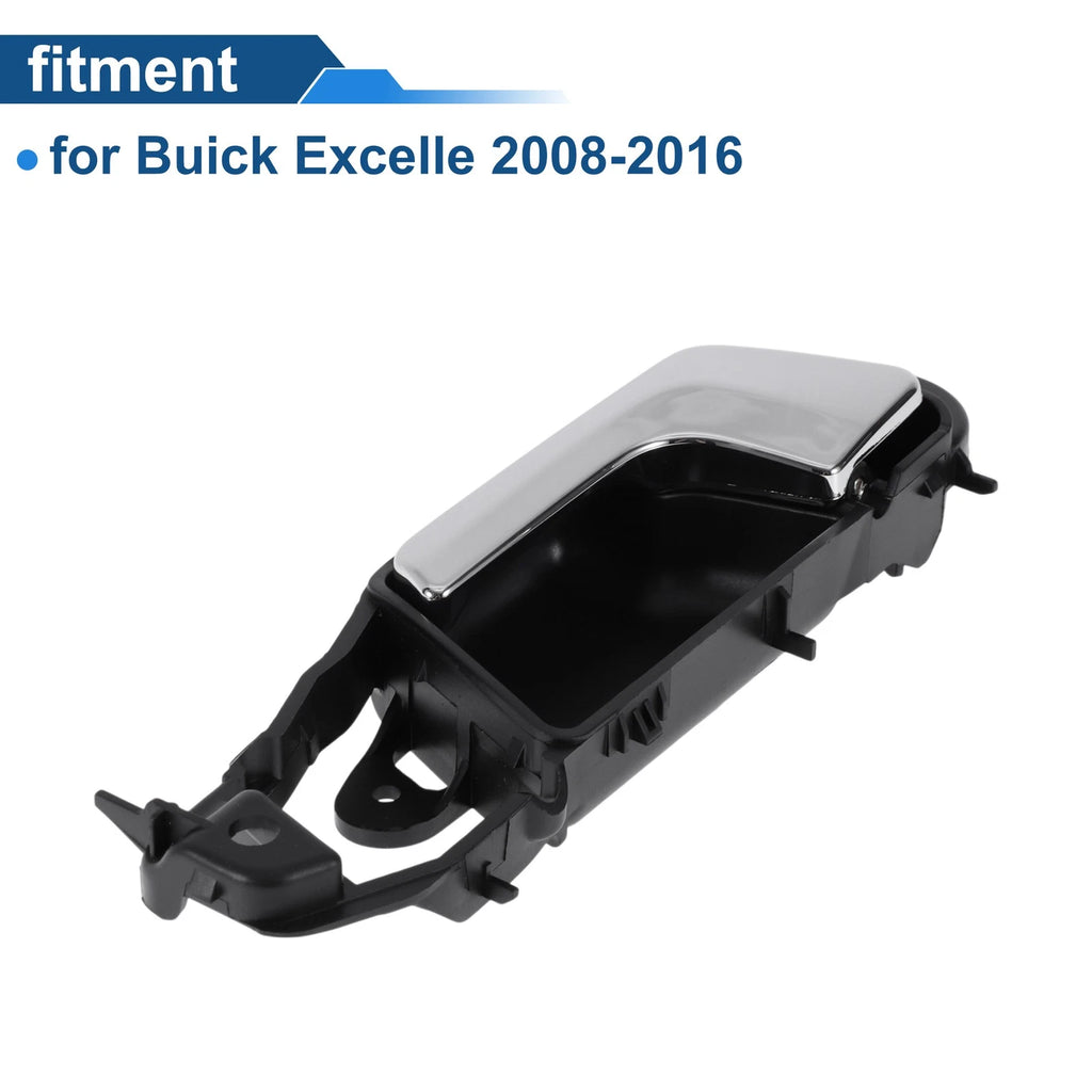 Front Passenger Side Interior Door Handle for Buick Excelle (2008–2016) Black Chrome
