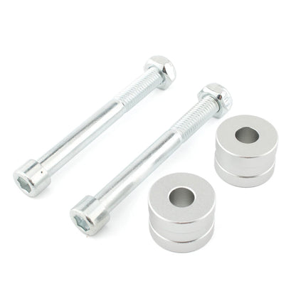 Handle Bar Risers Kit for Ducati Hypermotard 1100 (2007–2009) Silver