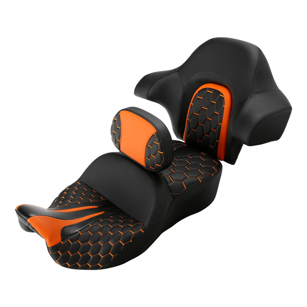 Driver Passenger Seat & Backrest for Harley Street Electra Glide (2014–2023)