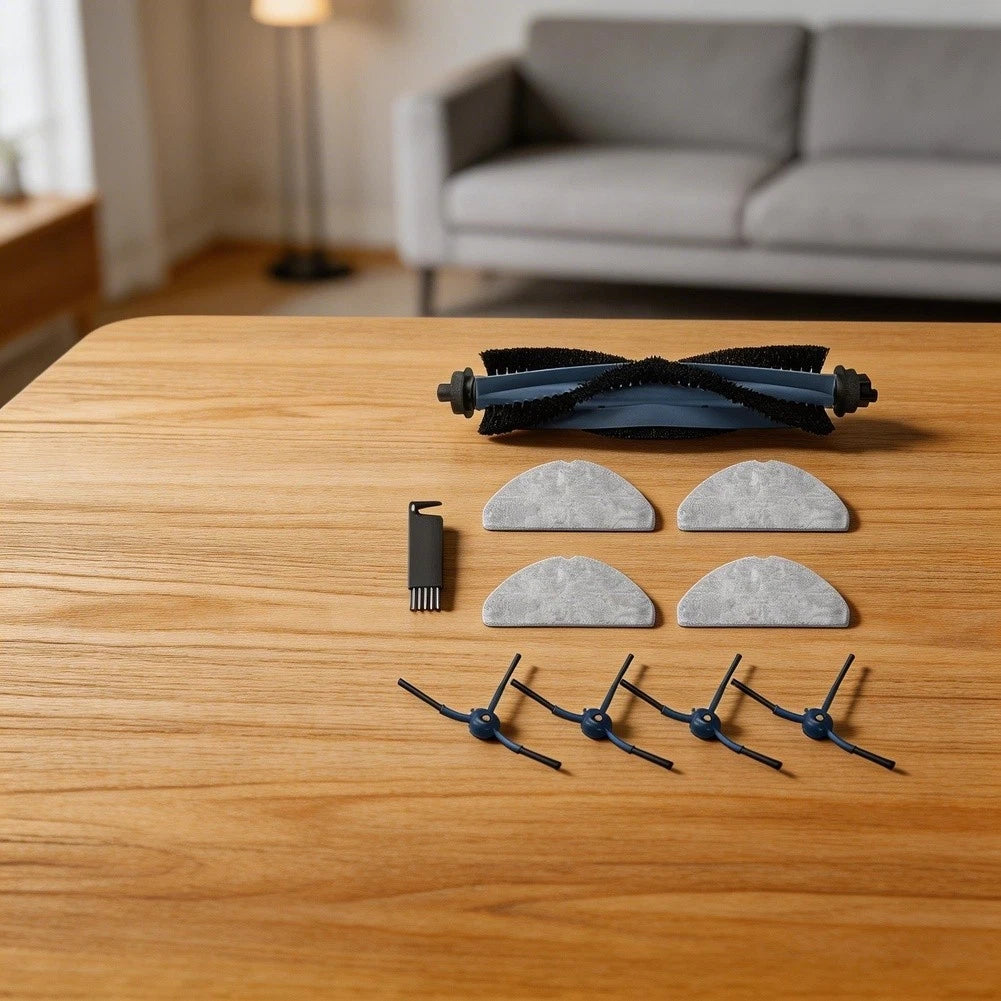 Replacement V-shaped Main Brush Set for Robot Vacuum (Compatible Models)
