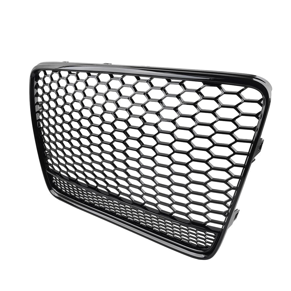 1 Piece Front Bumper Radiator Mesh Grille Glossy Black for Audi Q7 (2005–2015)