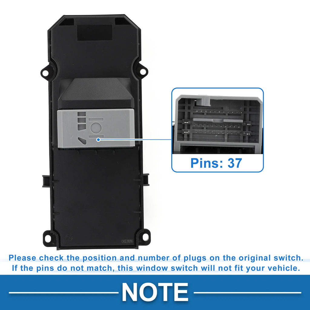 Front Right Power Window Switch for Honda Accord (2008–2012)