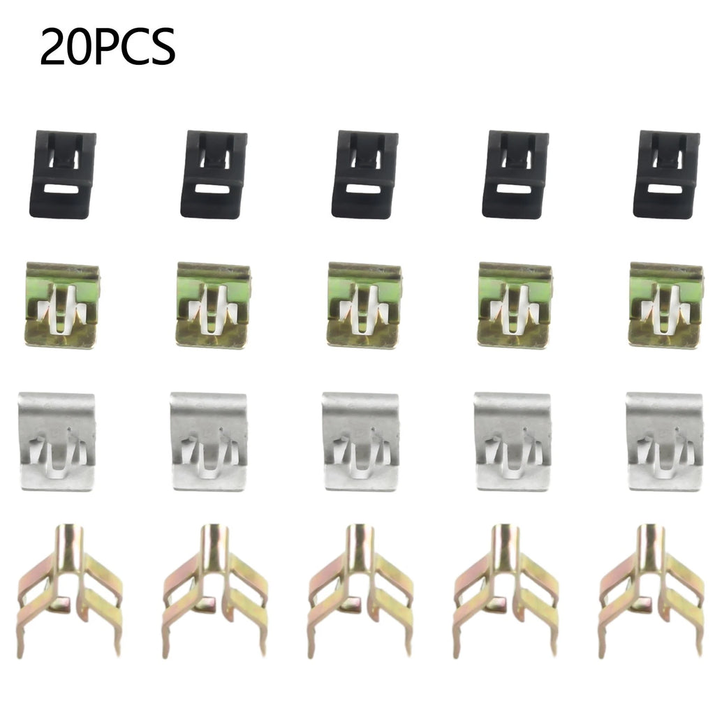 Set of 4 Metal Rivet Panel Fastener Clips for General Instrument Panel
