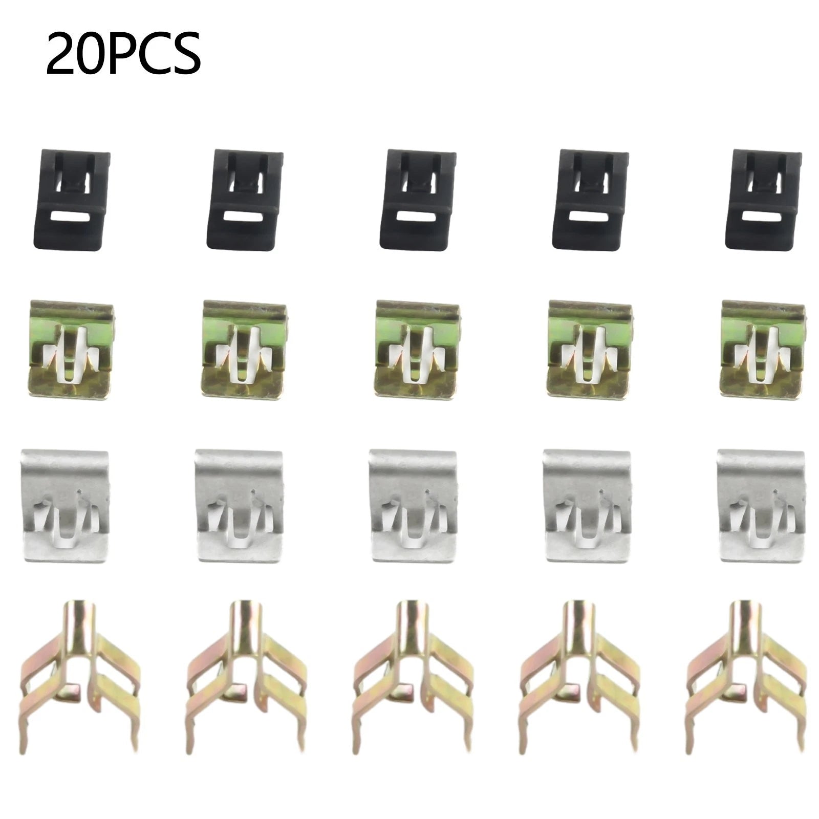 Set of 4 Metal Rivet Panel Fastener Clips for General Instrument Panel