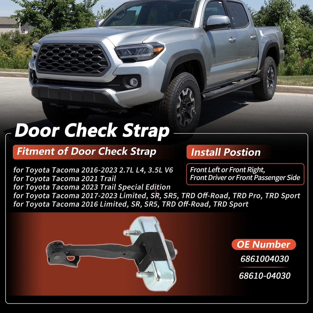 Front Left Right Door Check Strap Limiter Replacement for Toyota Tacoma (2016–2023)