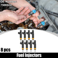 8 Pcs Fuel Injectors Replacement for BMW 745Li E65 (2002–2003)