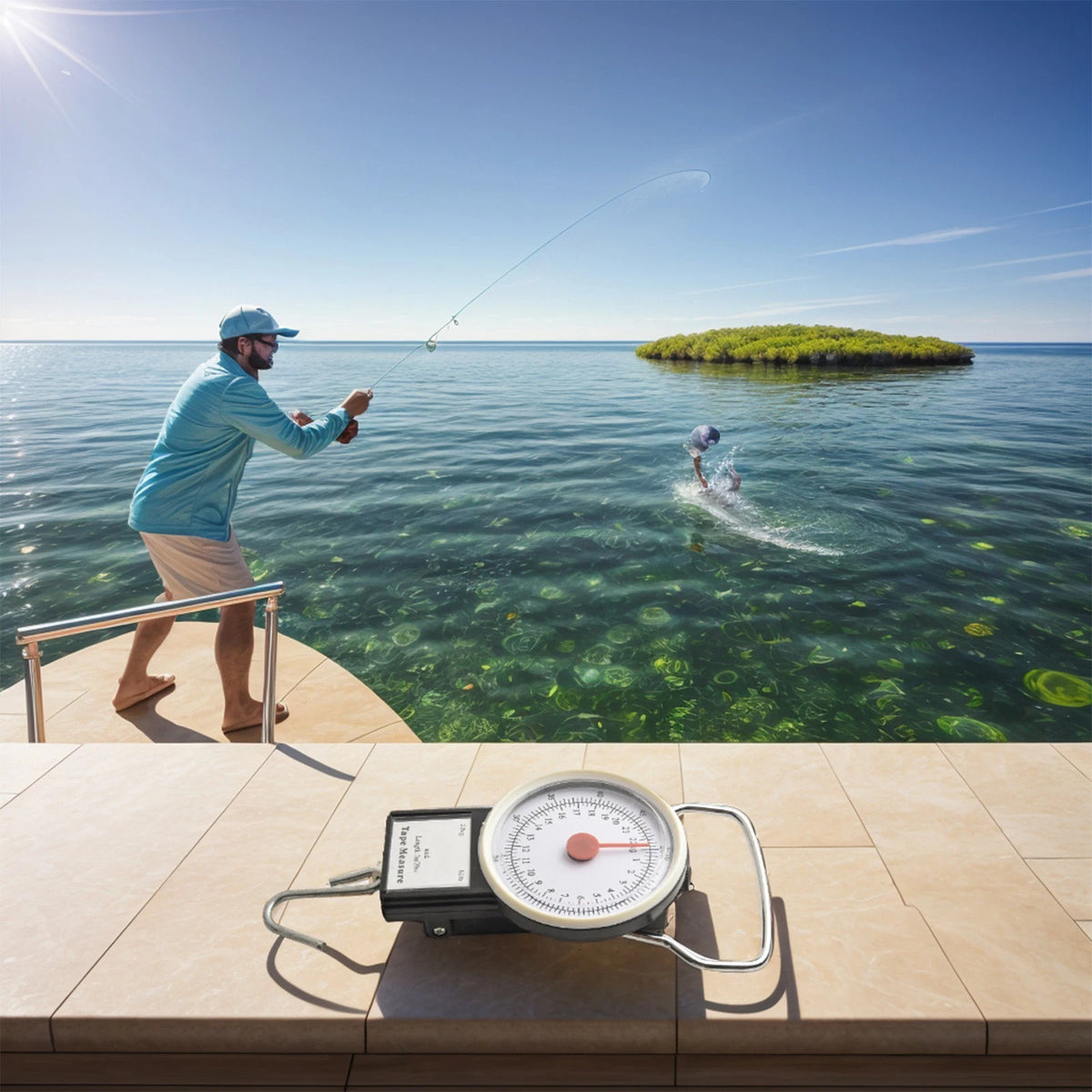 Reliable Mechanical Fishing Scale for Weighing Fish and Packages