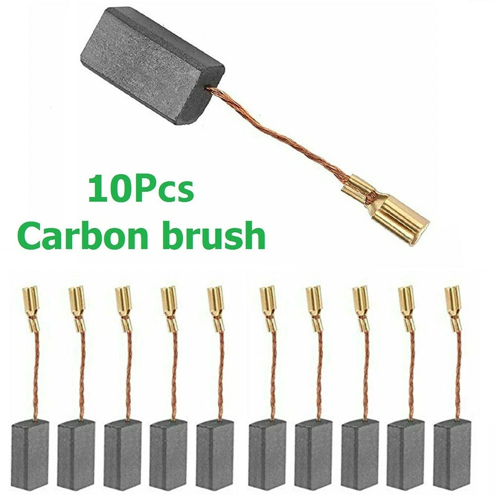 10PCS Carbon Brushes for Angle Grinder (15mm x 8mm x 5mm)